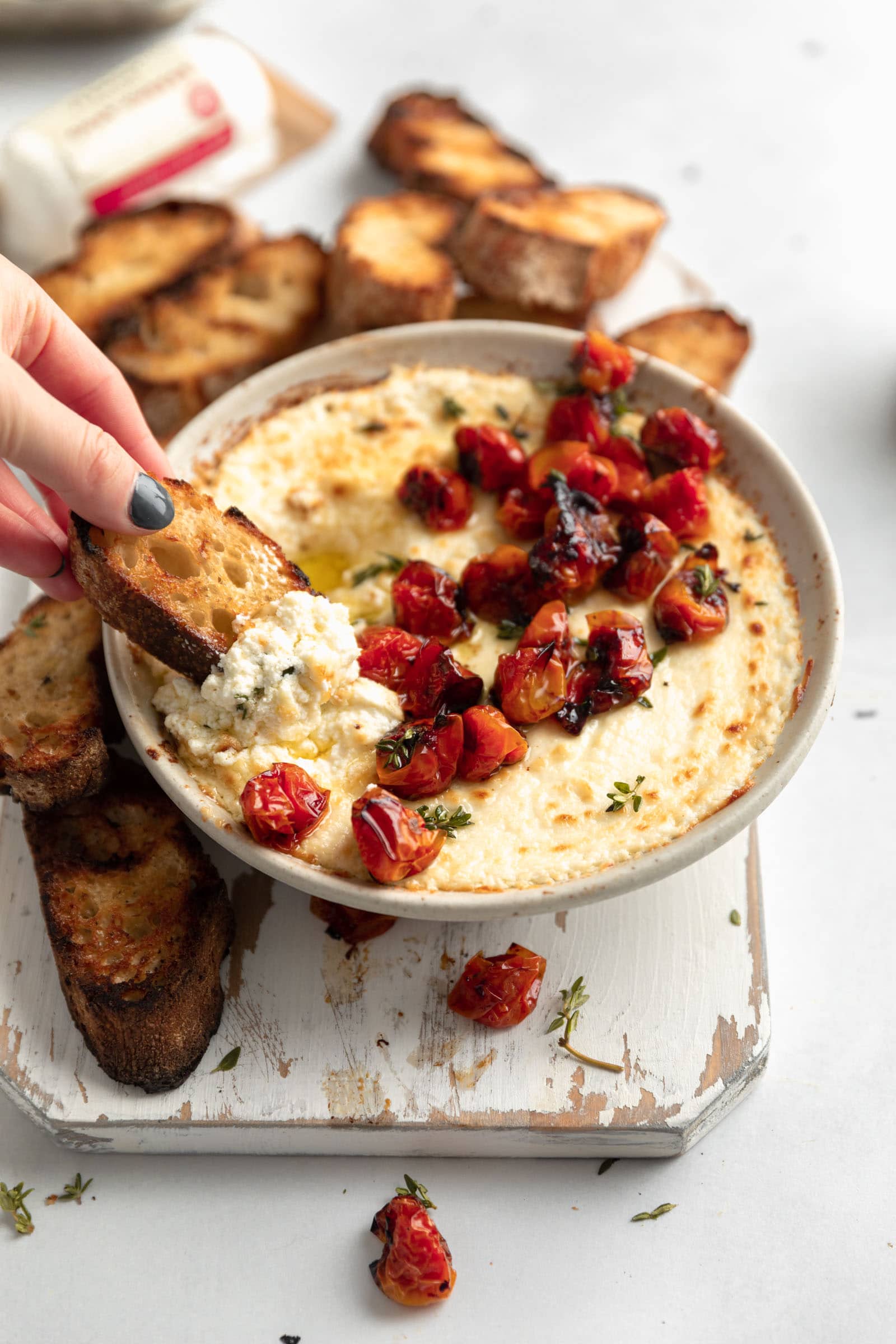 creamy goat cheese dip
